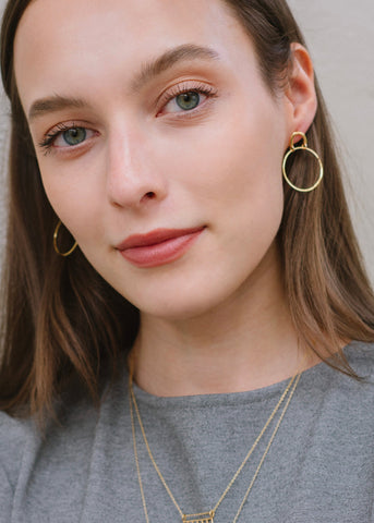 Sarah Mulder  |  Henny Earrings, Gold