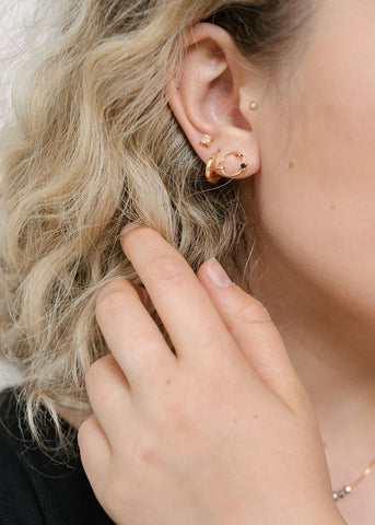 Sarah Mulder  |  Miley Studs, Silver