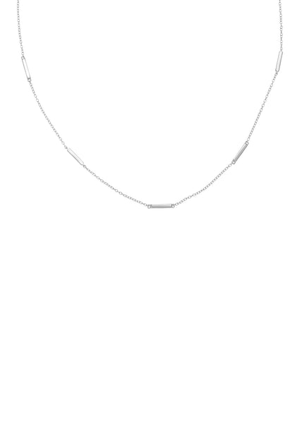 Shashi Jewelry Canada Bar Multi Necklace Silver